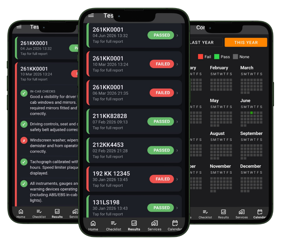 Ryela workflow for driver checks and defect jobs